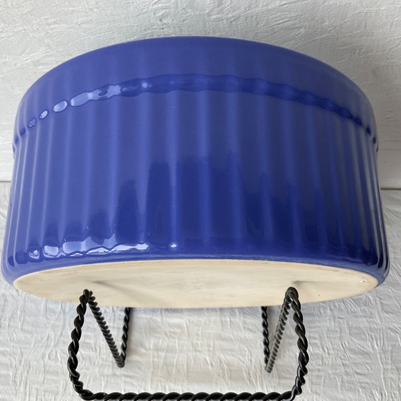 Emile Henry 8” Soufflé Dish Main Dish Size Made in France Style 6820 Blue 🇫🇷 - Picture 7 of 13